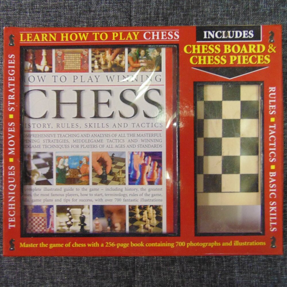 Learn How To Play Chess Book and Board